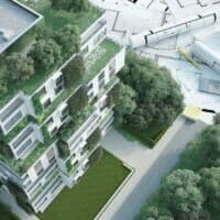 Concepts bâtiments écologiques pour espaces commerciaux