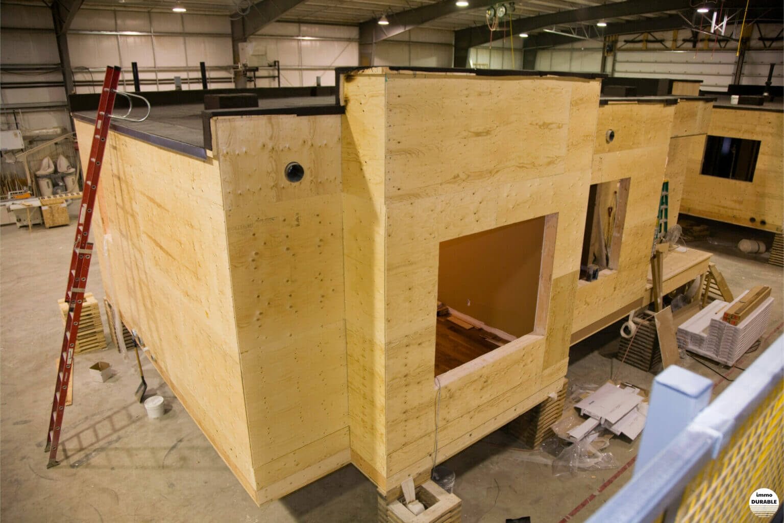 La construction modulaire en bois est de plus en plus prisée