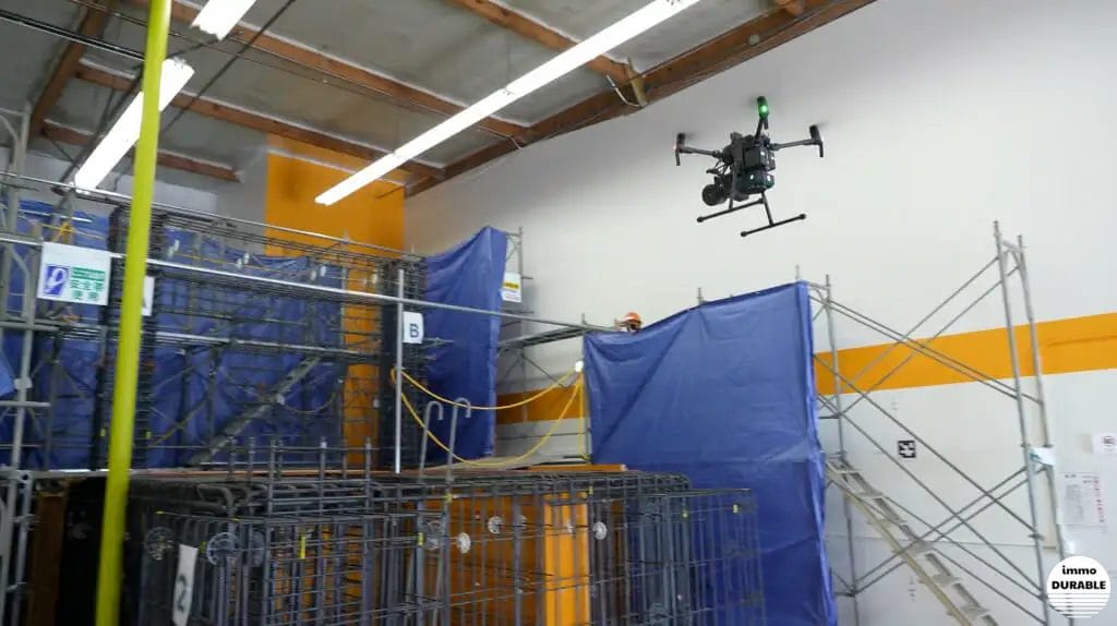 drones dans la construction