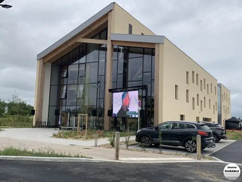 Un bâtiment unique en France alliant écologie et construction durable