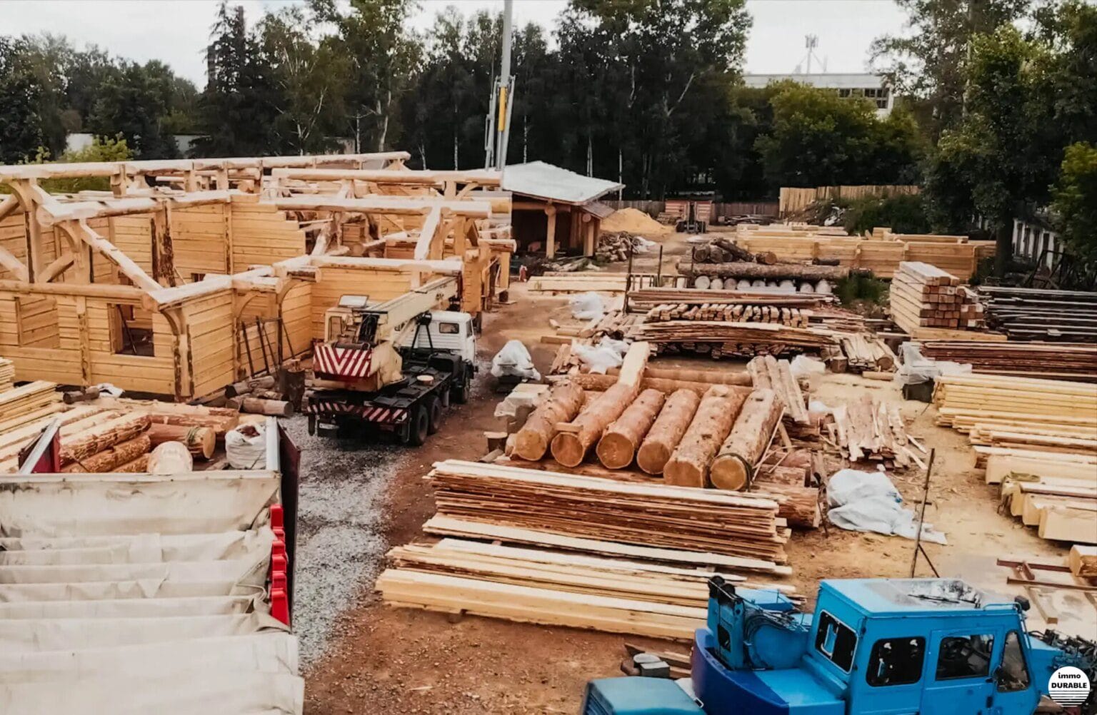 L'empreinte carbone réduite de la construction en bois et matériaux biosourcés