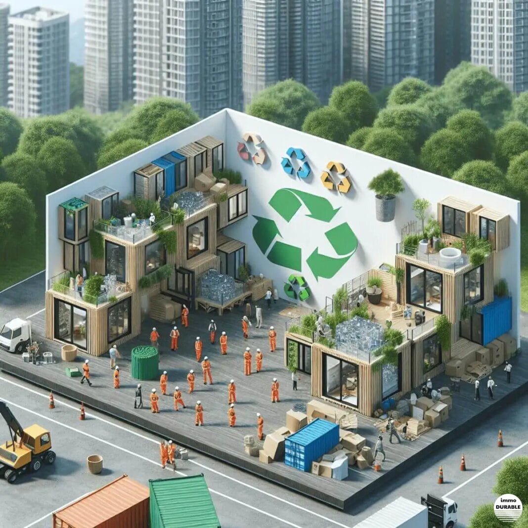 Construction modulaire : la révolution du recyclage et de la réutilisation